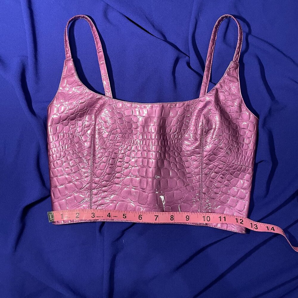 Mia Vesper Deadstock Croc Top - Picture 3 of 9